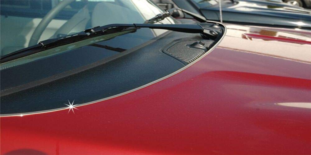 Cowles Custom - Enhanced 18ft Chrome U-Channel Edge Guard Trim, 18feet Rubber Bumper Protector accessory, Door Guard for Cars, Trucks, SUV, ATV, Boats