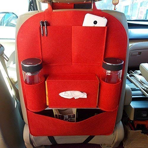 Savpesh Hanging Vehicle Car Back Seat Mounted Storage Organizer Bag