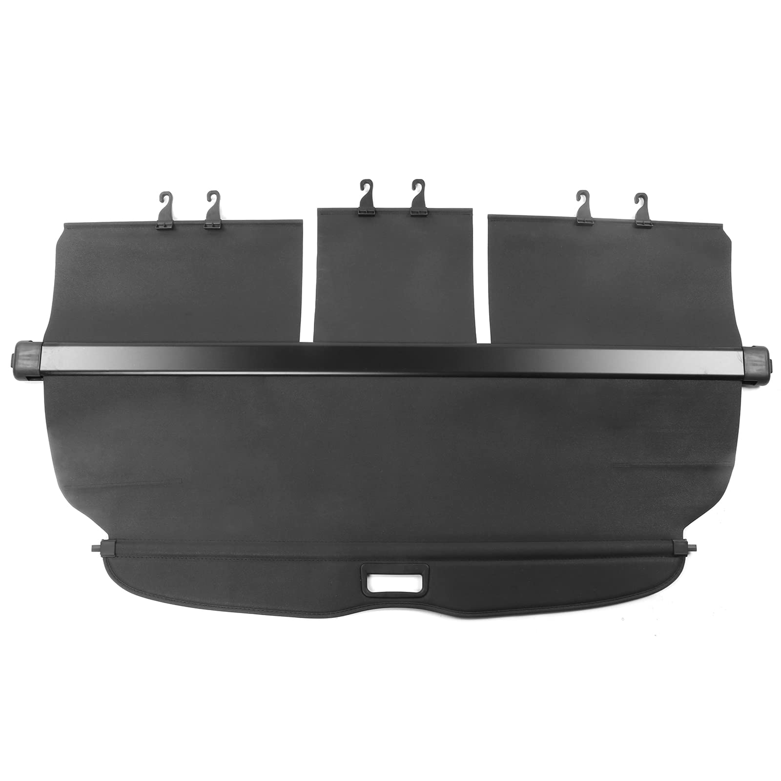 IKON MOTORSPORTS Cargo Cover, Compatible with 20072011 Honda CRV, Factory Style Black Retractable Rear Security Trunk Cover Pr
