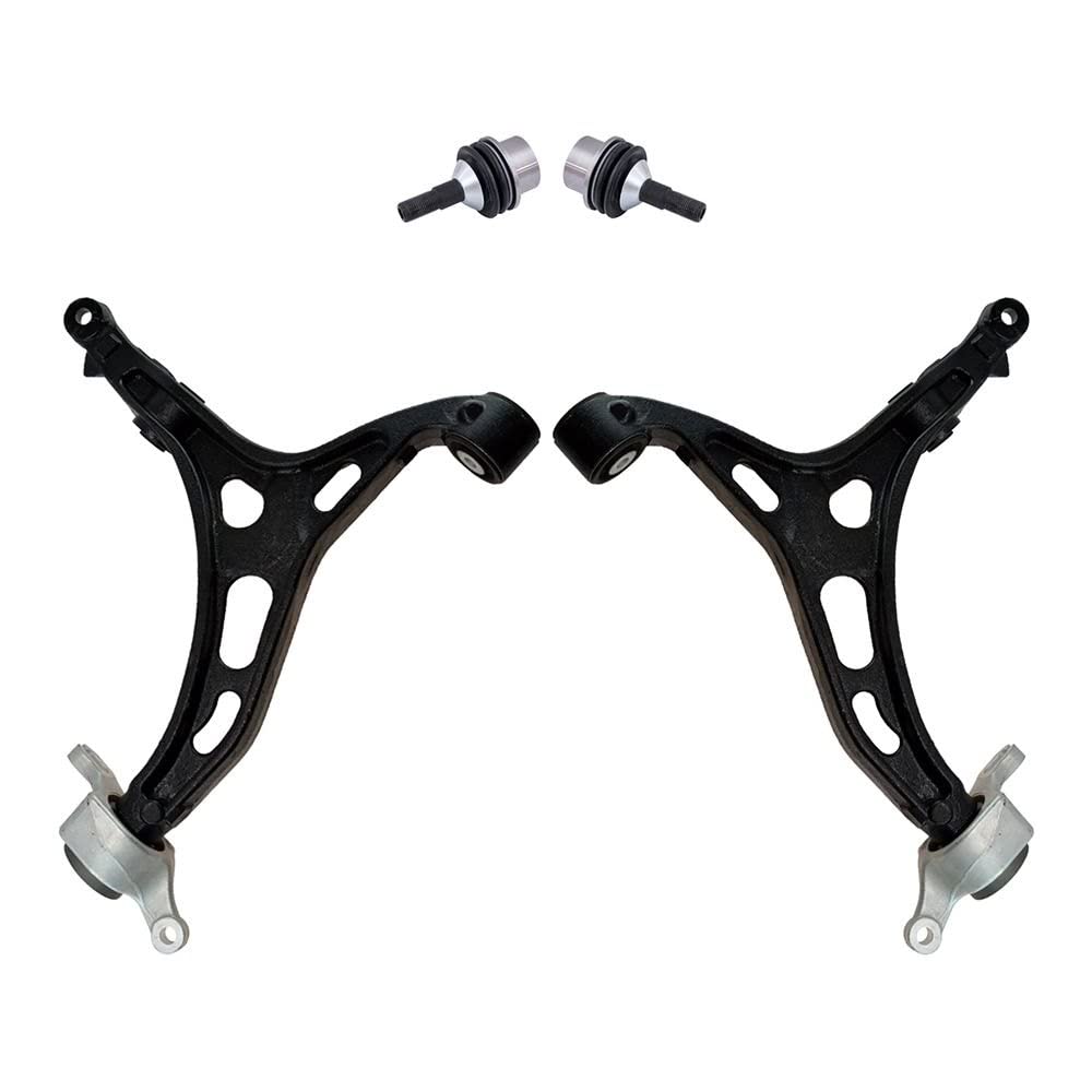 TRQ Front Lower Control Arm with Ball Joint Set Compatible with 2011-2015 Dodge Durango Jeep Grand Cherokee