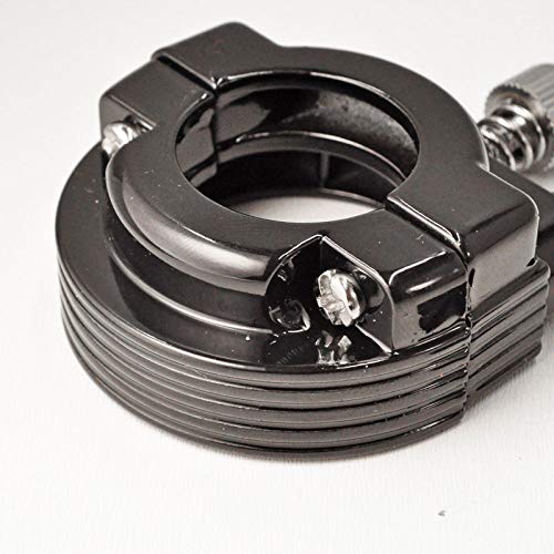 Black Dual Throttle Cable Housing Clamp/Collar For 1981-1995 Harley Big Twin Fx/Fl, Softail, Dyna, Fxr, Tour Glide, Wide Glide,