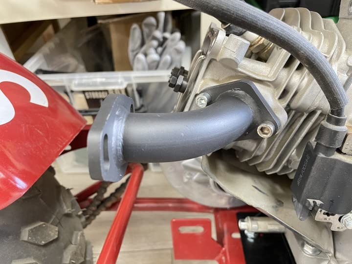 Racing Performance Intake Pipe Inlet Manifold Black For Coleman Powersports Ct200U Bt200X Ct200U-Ex,212Cc 196Cc/6.5Hp Go Kart And Gas Mini Bike,For Honda Gx160 Gx200