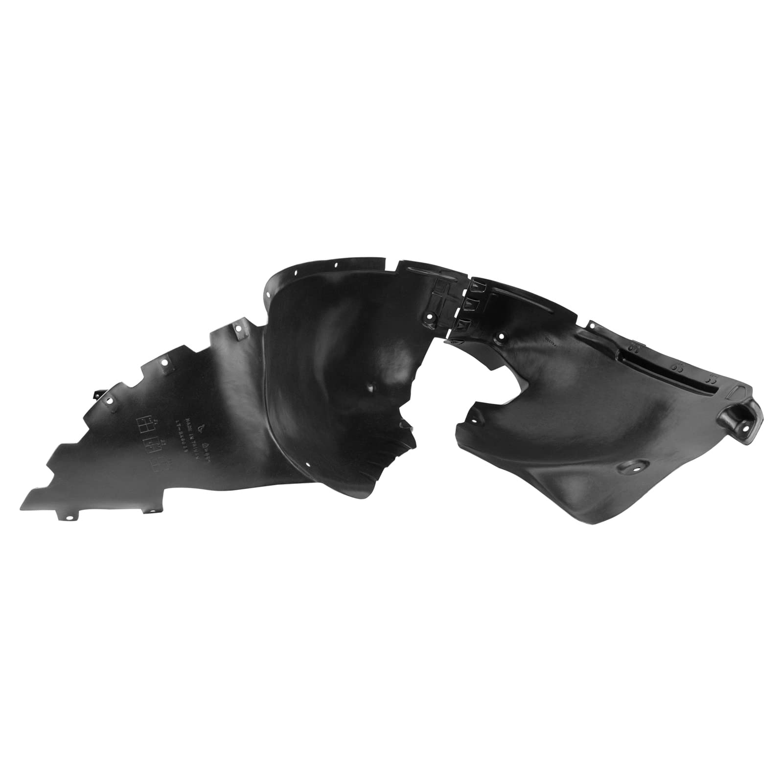 Trq Front Inner Fender Liner Set Compatible With 2010-2013 Buick Lacrosse Gm1248227 Gm1249227