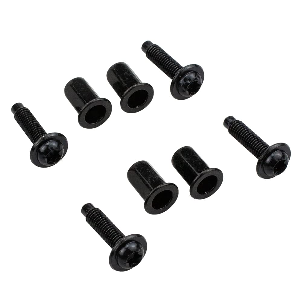 RLB-HILON Tailgate Molding Cap Hardware Kits (4PCS Screw Bolts and 4PCS Nuts) Compatible with Chevrolet GMC Silverado Sierra 200