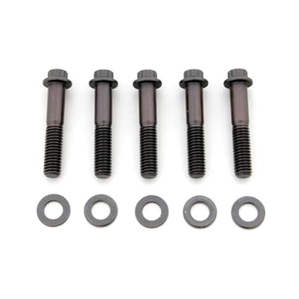 Arp 642-2000 Black Oxide 3/8-16'' Rh Thread 2.000'' Uhl 12-Point Bolt With 3/8'' Socket And Washer, (Set Of 5)