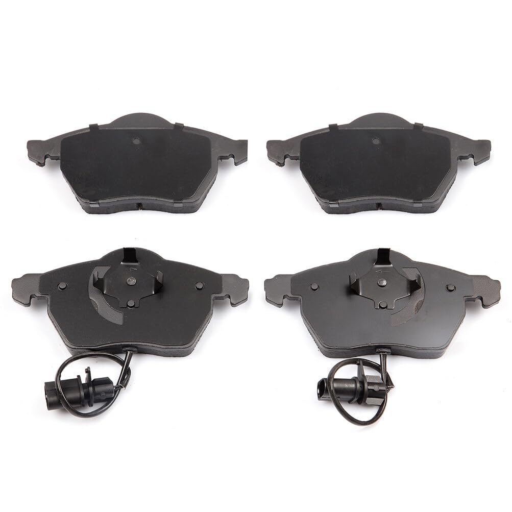 Automuto 4Pcs Front Ceramic Disc Brake Pads Set D840 For Audi A4 1999-2008, A6 1998-2004, Passat 1999-2005