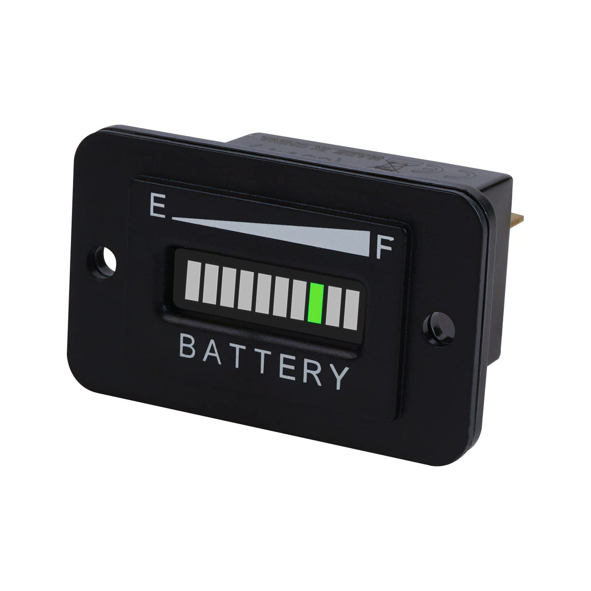 Runleader 48V Led Battery Power Indicator,Battery Charge & Discharge Display,Applicable To Lead Acid Battery Powered Golf Cart F