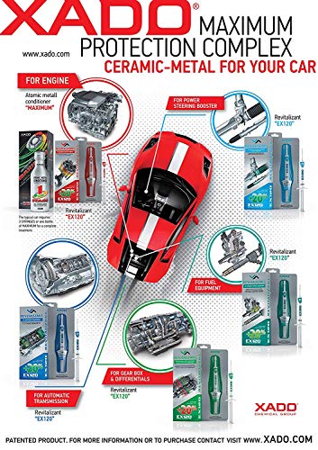 Xado Engine Oil Additive Metal Conditioner Engine Treatment - Wear Protection For New Cars - 1 Stage New Car (New Cars Up To 12.