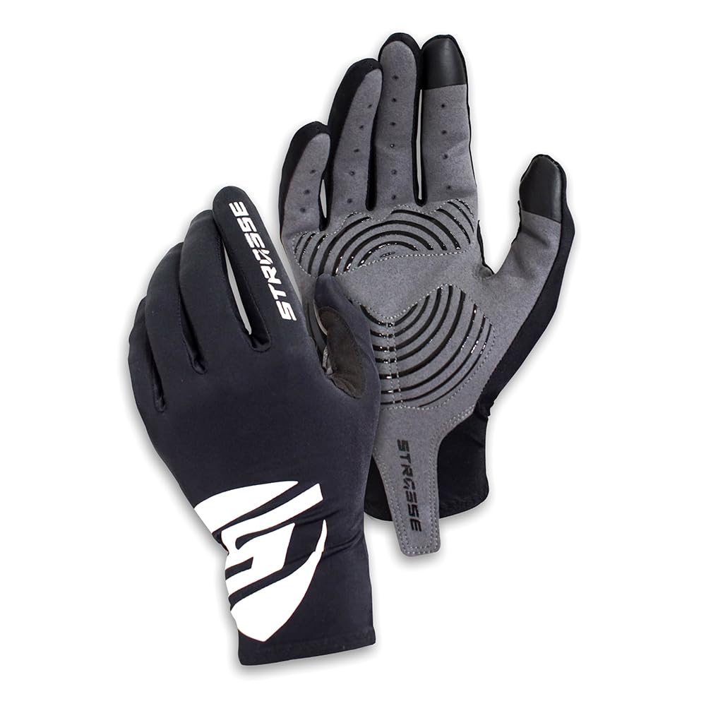STRASSE STRASSE Racing Gloves Simulator Racing Driving Steering Wheel Controller Black S