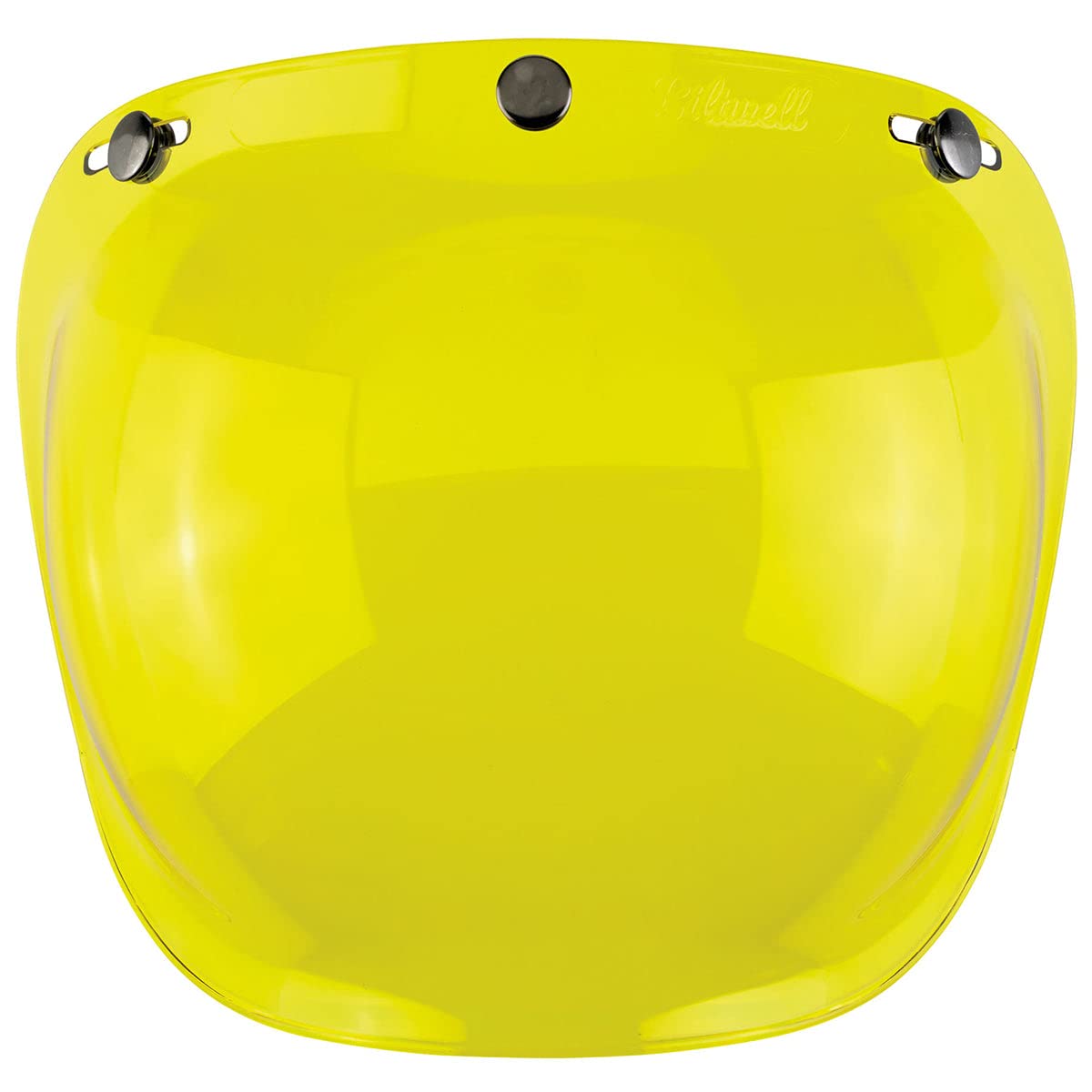 Biltwell Bubble Shield Yellow - Anti-Fog, Scratch Resistant, Uv/A Uv/B Resistant