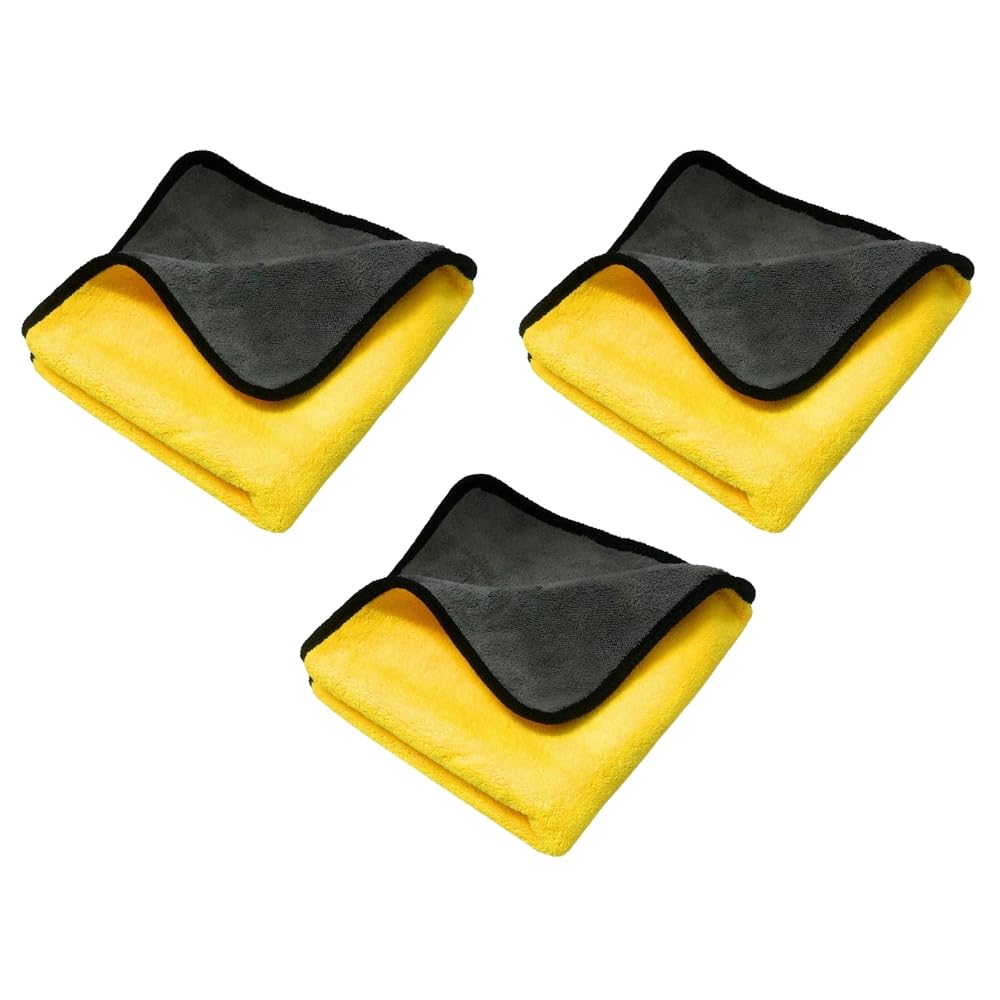 Involve Microfiber Cleaning Cloth  600 GSM| MultiColour Super Absorbent Towel|Multi  Purpose Wash Cloths Perfect for Bike, Au