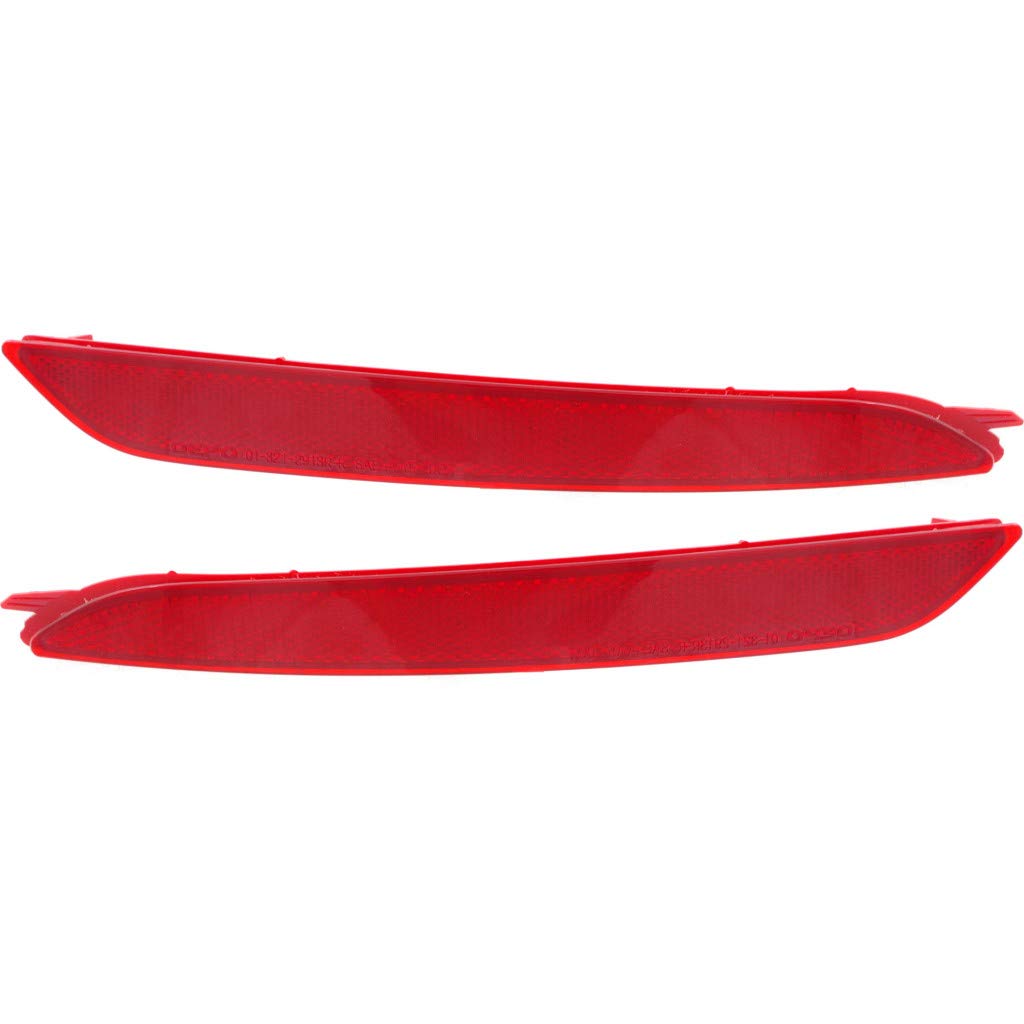 For 2014 2015 2016 Hyundai Elantra Pair Driver And Passenger Side Rear Bumper Reflector Dot Certified Hy1184114 Hy1185114 - Repl