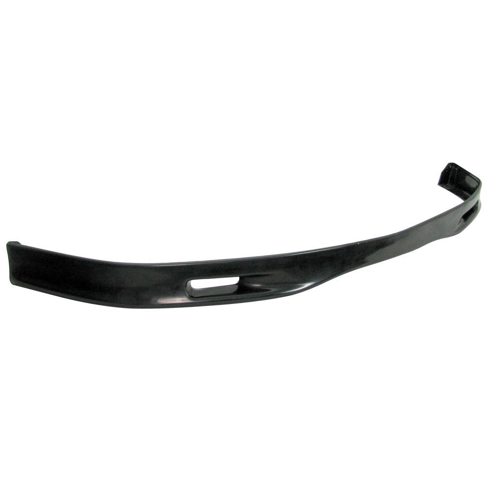 IKON MOTORSPORTS Front Bumper Lip, Compatible with 1992-1995 Honda Civic, Black PU Front Lip Finisher Under Chin Spoiler Add On Protector Splitter, 1993 1994