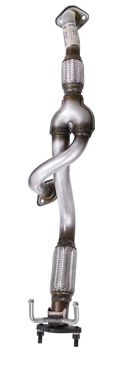 Northeastern Exhaust | Stainless Steel Front Flex Exhaust Pipe Compatible For Hyundai Santa Fe 2007-2009 2.7L | Free Gaskets Included | Automotive Replacement Part