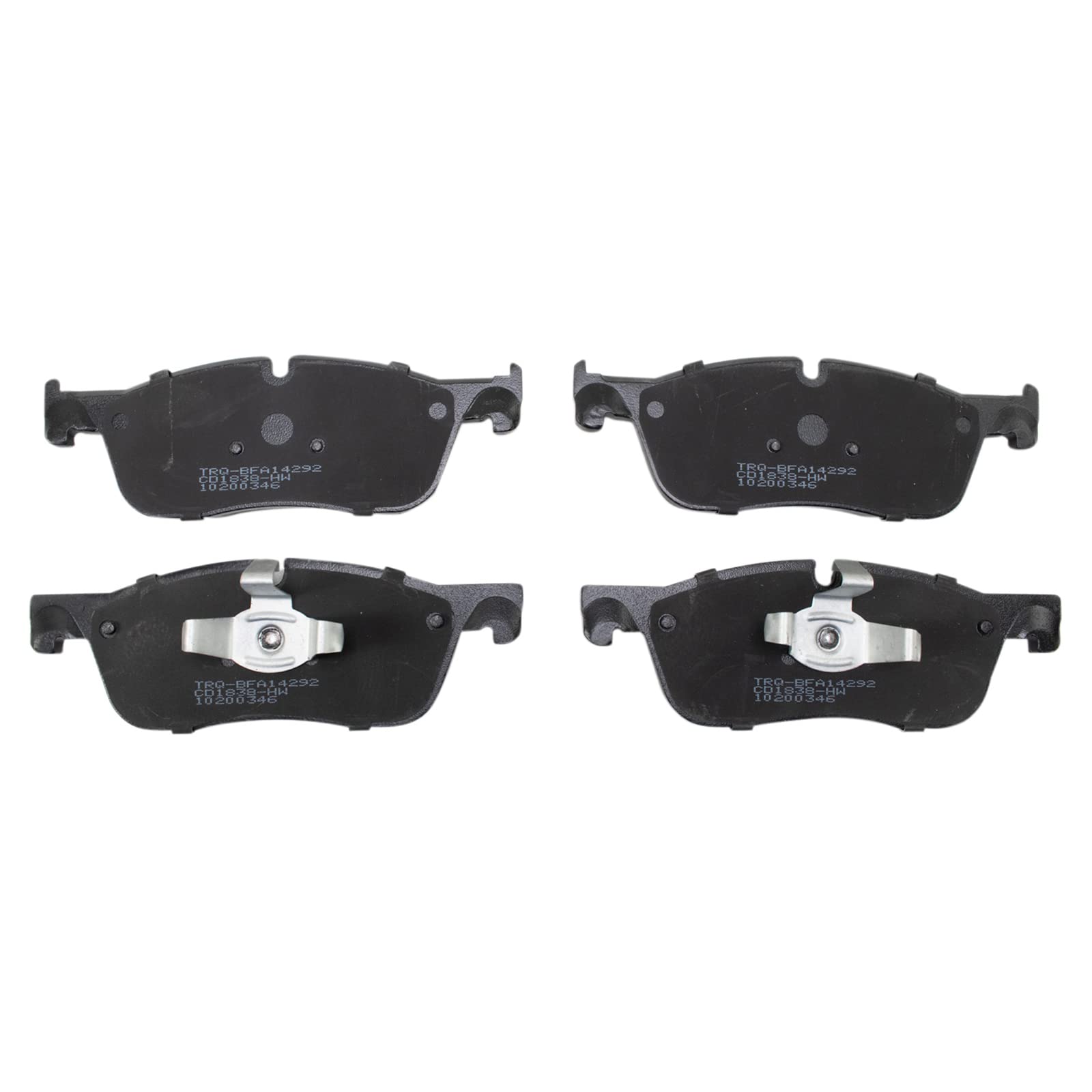 TRQ Front Brake Pads Ceramic Compatible with 2018-2019 Jaguar E-Pace 2017-2019 F-Pace 2017-2020 XE XF 2015-2019 Land Rover Disco