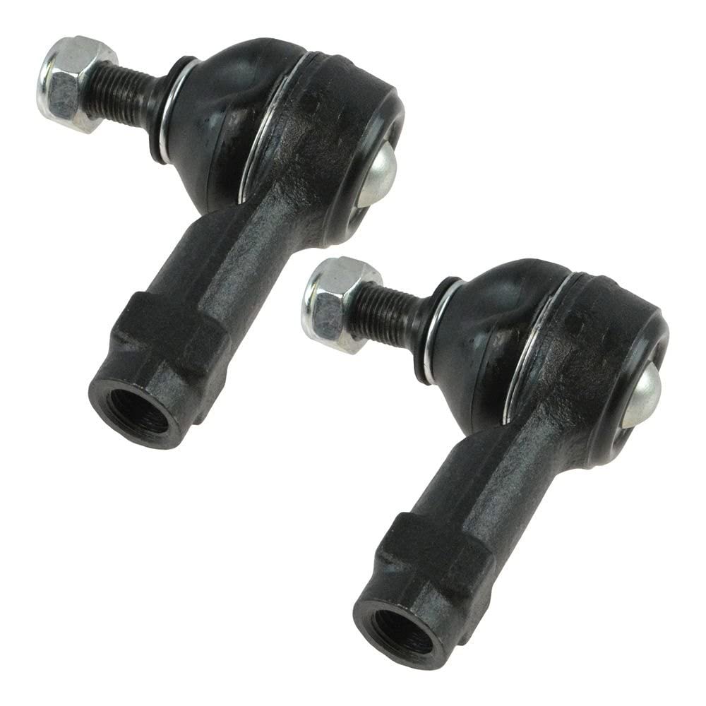 Trq Front Outer Tie Rod Set Compatible With 1995-2005 Hyundai Accent 1996-2006 Elantra 1997-2008 Tiburon 2005-2009 Kia Spectra 2