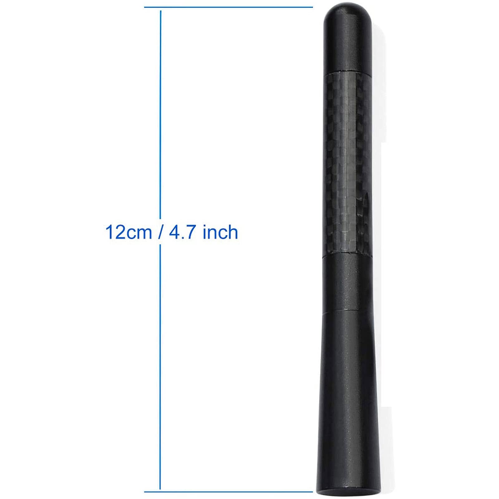 Bingfu Motorcycle Carbon Fiber Antenna Mast Motorcycle Radio Antenna Replacement 2-Pack Compatible With Motorcycle 1989-2024 Tou