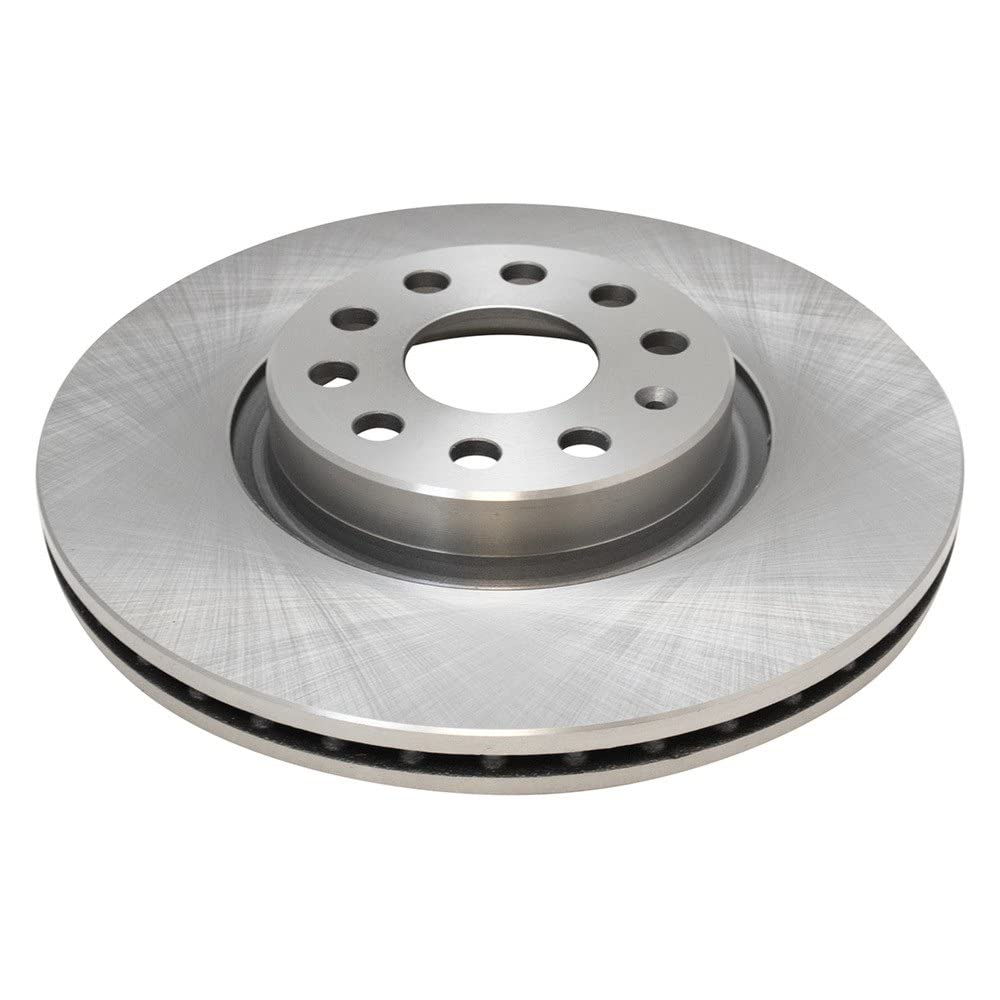 Trq Front Disc Brake Rotor Pair Set For A3 / A3 Quattro/Beetle/Cc/Eos/Golf/Golf Alltrack/Gti/Jetta/Passat / Q3 / Q3 Quattro/Tigu