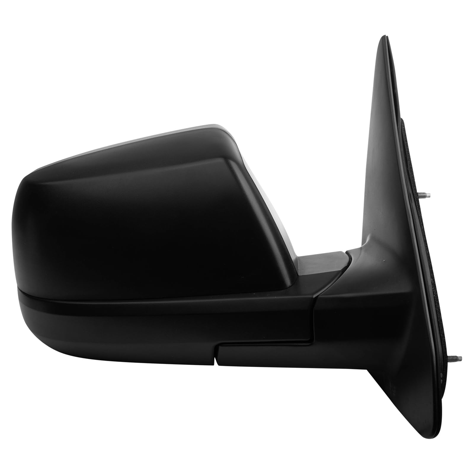 Trq Right Mirror Manual With Textured Black Cover Passenger Side Compatible With 2007-2013 Toyota Tundra To1321241