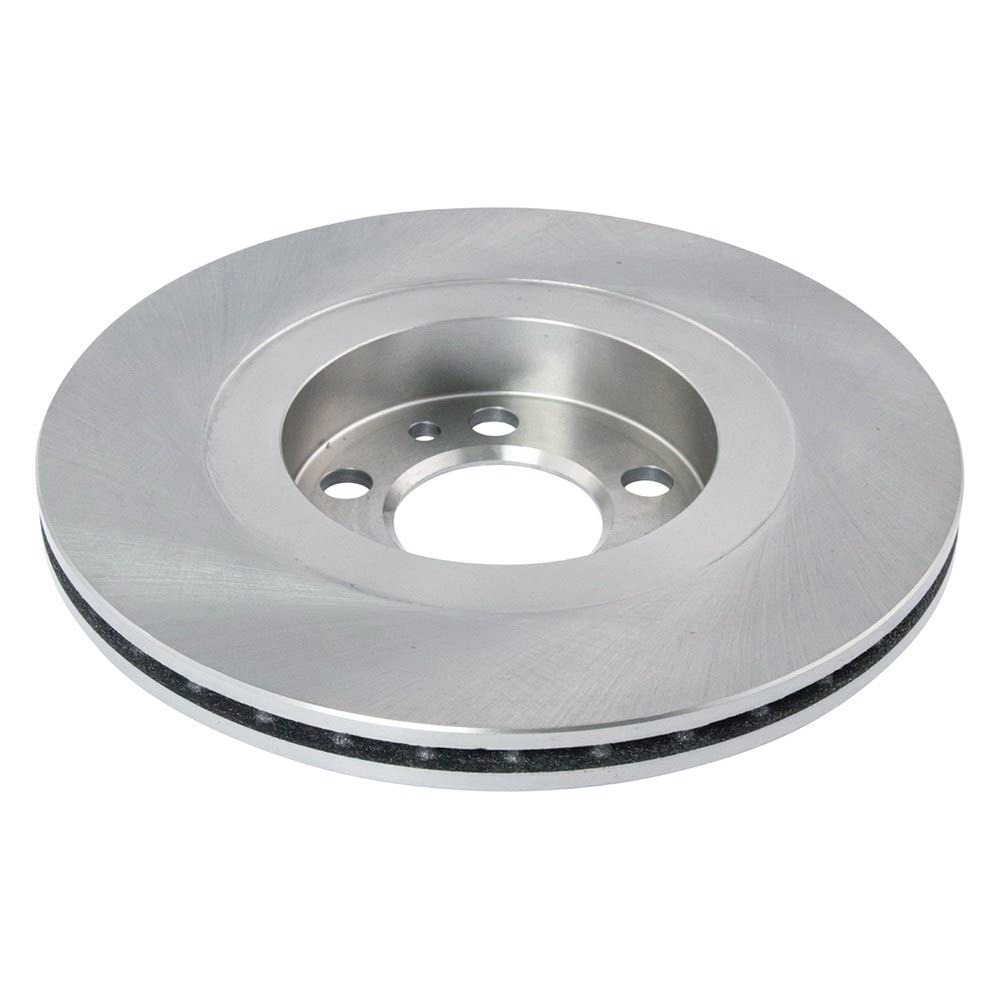 Trq Front Brake Rotors Set Vented Compatible With 1998-2010 Volkswagen Beetle 1999-2006 Golf 1999-2005 Jetta