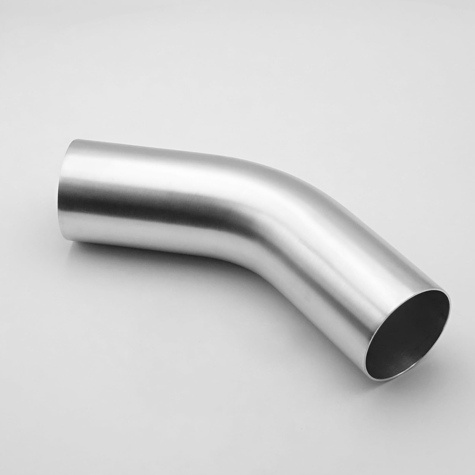 Ac Performance 2.75'' (70Mm) Od 45 Degree Aluminum Elbow Intercooler Pipe Air Intake Tube, 1.5D Radius, Brushed Finish