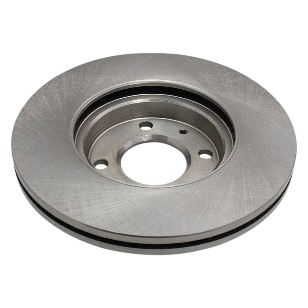 Trq Front Brake Rotors Set Vented Compatible With 2012-2017 Hyundai Accent 2012-2018 Kia Rio