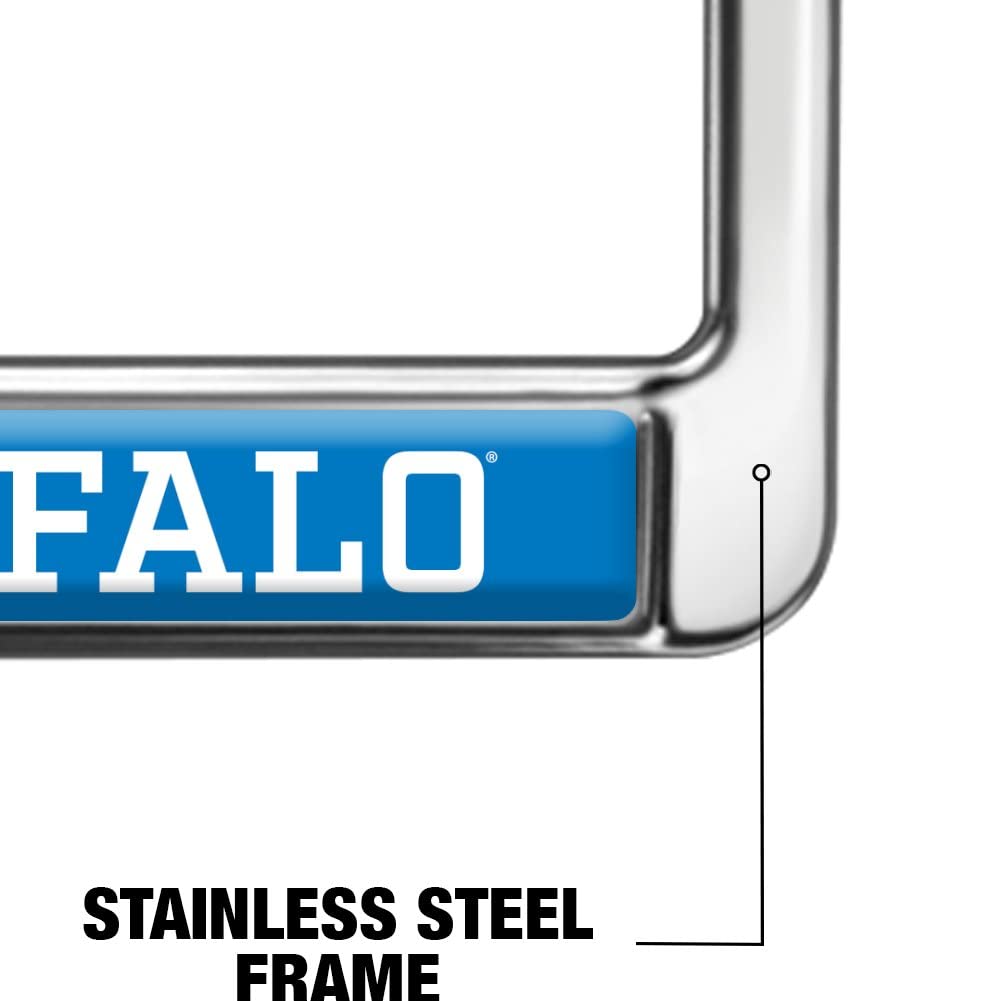 University at Buffalo Alumni Logo Full Size Standard License Plate Metal Frame