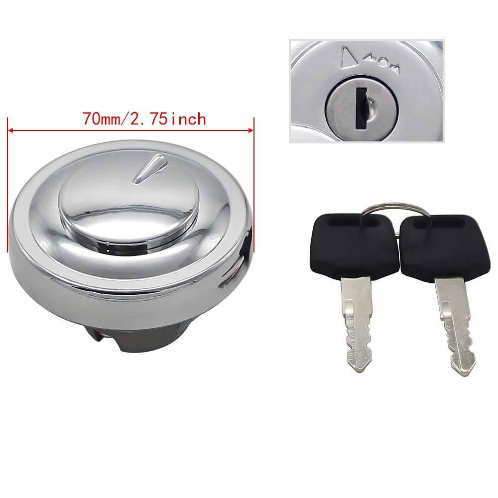 Gas Locking Cap Fuel Gas Tank Locking Cap Lid Cover Keys Oem:51049-5004 For Yamaha/Kawasaki