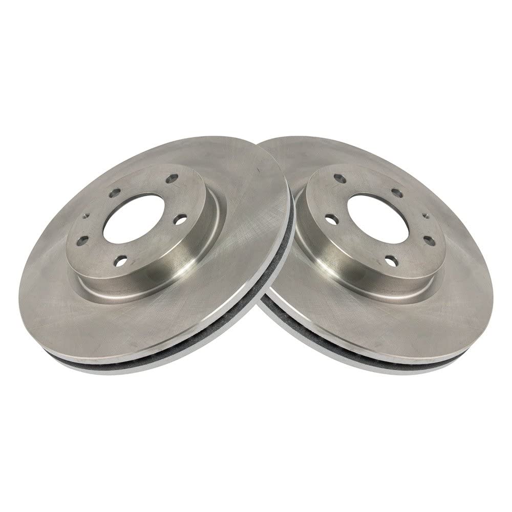 Trq Front Brake Rotors Set Vented Compatible With 2014-2018 Mazda 6 2013-2015 Cx-5