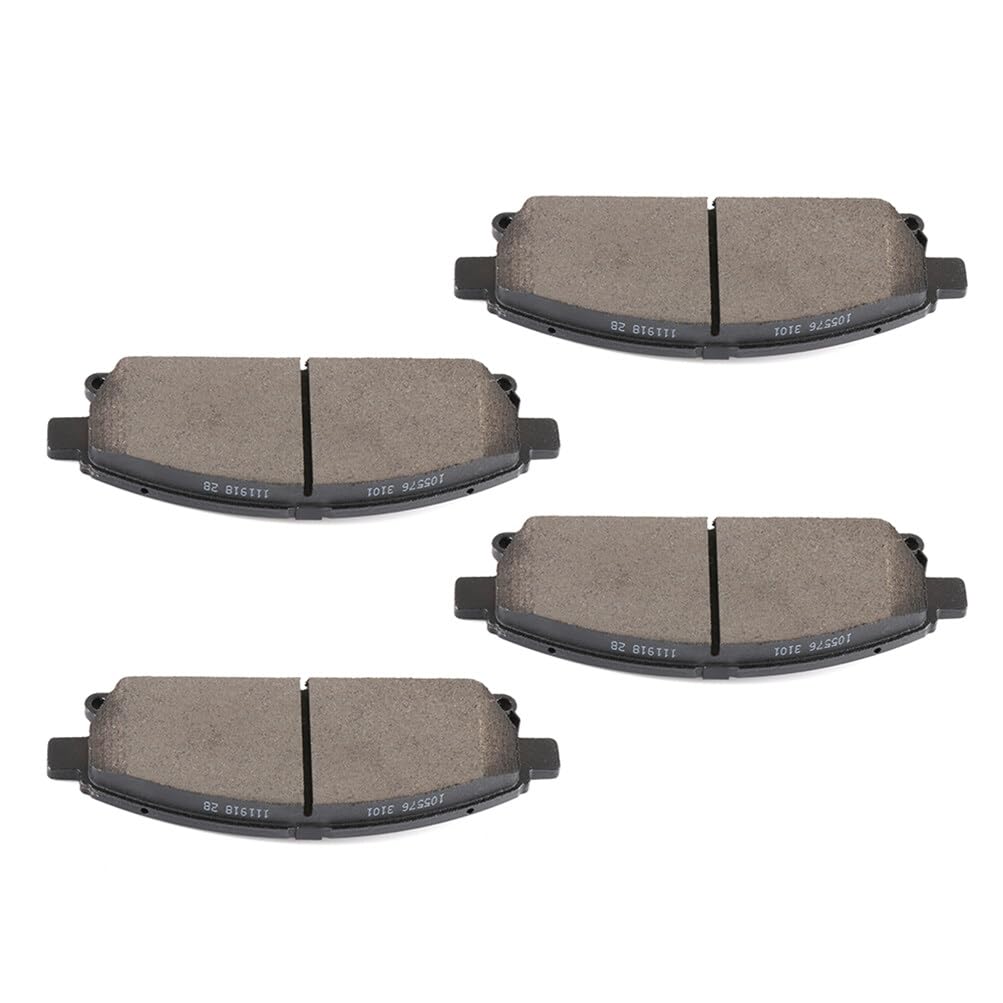 Automuto 4Pcs Front Semi-Metallic Disc Brake Pads Set D855 For Acura Mdx 2003-2006, Nissan Pathfinder 1996-2004, Quest 2004-2009