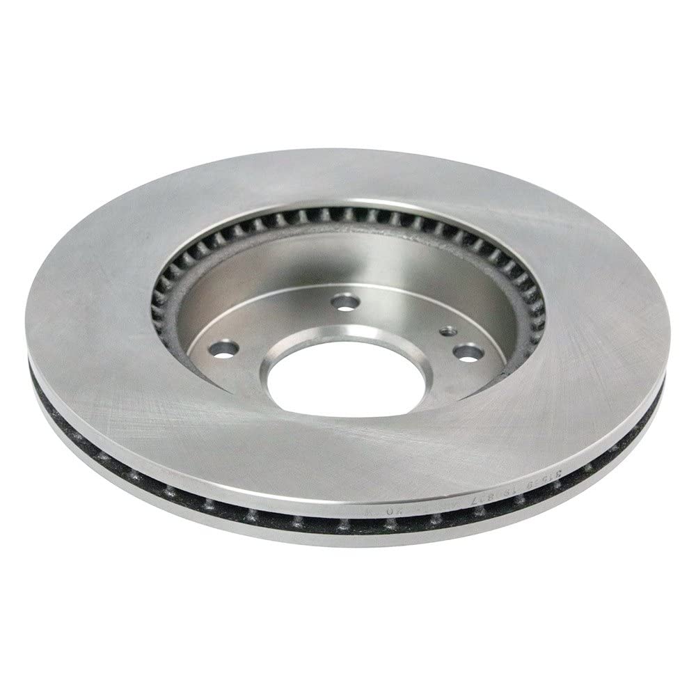 Trq Front Brake Rotors Set Vented Compatible With 2010-2011 Kia Soul