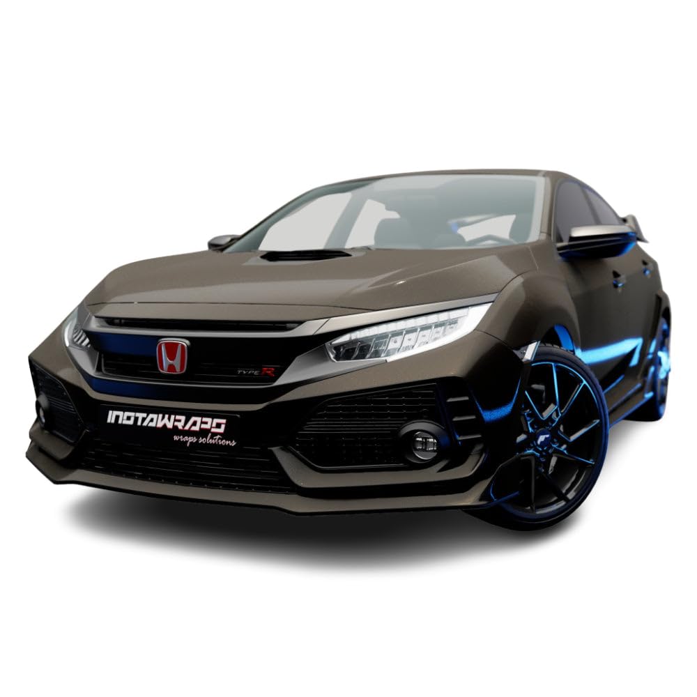 3M Car Wrap Roll 2080 Satin Gold Dust Black | Sp242 | (Sample 3In X 5In) | Automotive Vinyl Wrap For Cars - Car Interior Wrap &