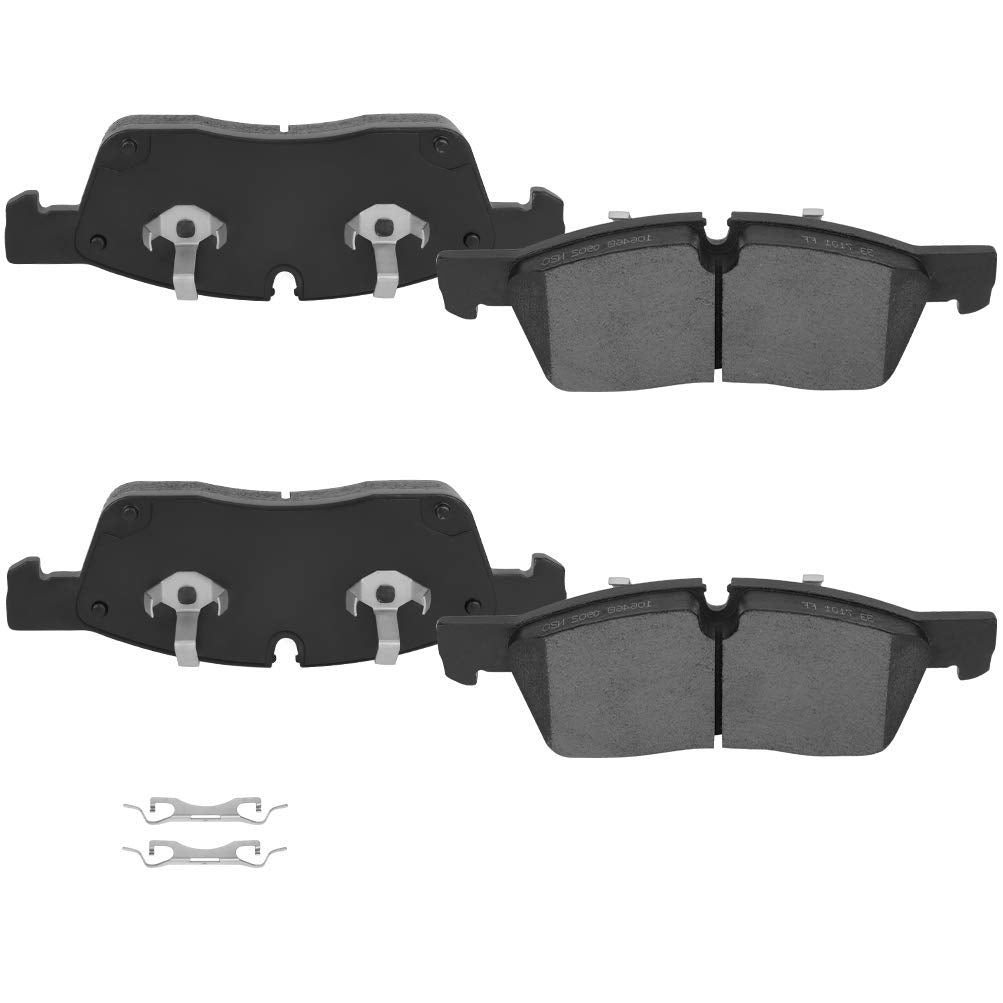 SCITOO Disc Brake Pads Kits D1629-8856 Ceramic Front Brake Pads Set Fit For Dodge For Durango 2017-2020,For Jeep For Grand Chero