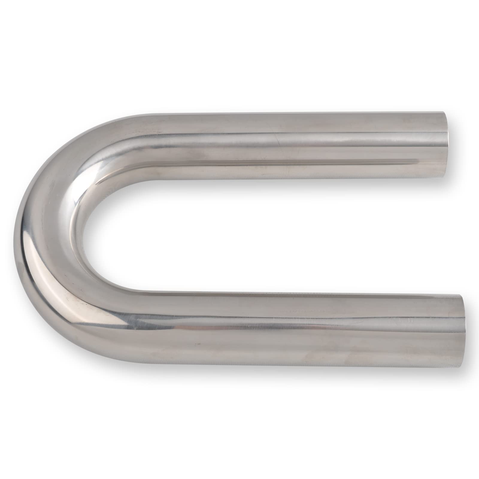 Fgjqefg 3.5 Inch 180 Degree Diy Custom Mandrel Exhaust Pipe Tube Pipe, T304 Stainless Steel, Universal Fit, 29 Inch End To End Length, 3.5'' Od Mandrel Bend Pipe