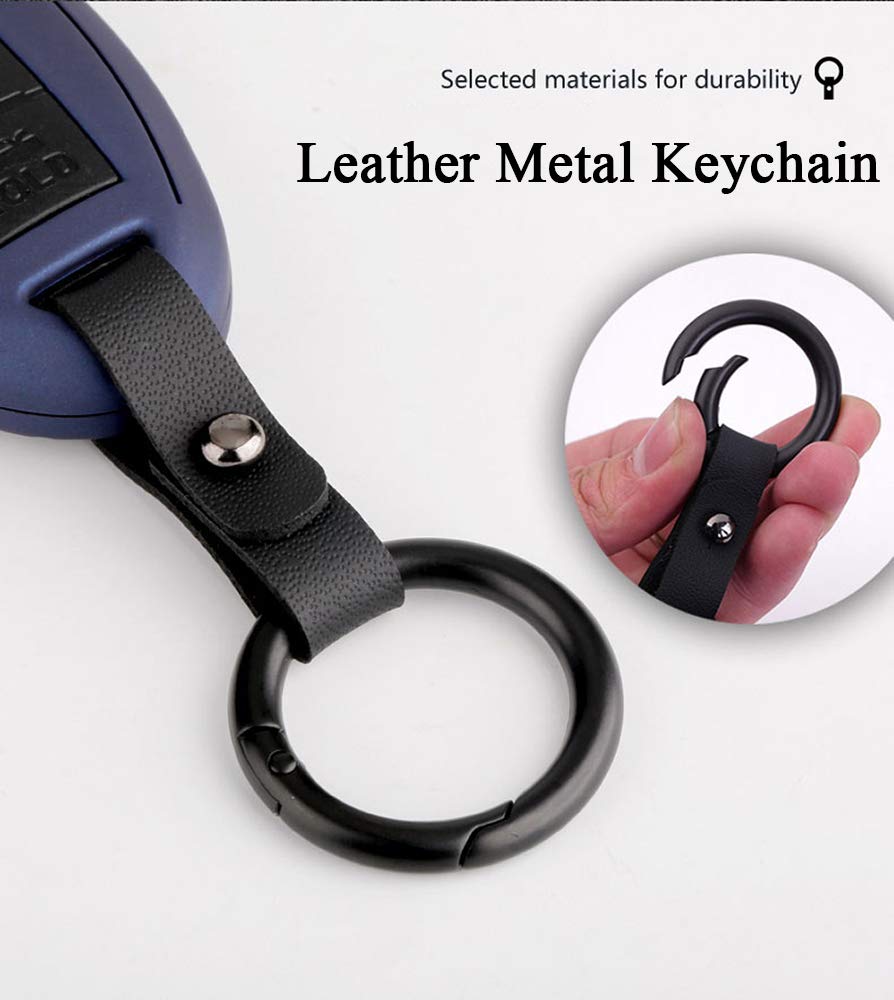 Sanrily 1 Pcs Red Flip Key Cover Case For Volkswagen Jetta Passat Golf Beetle Gti Tiguan Eos Keyless Keychain Holder Stylish Abs Plastic Full Protection Carbon Fiber Texture Key Shell