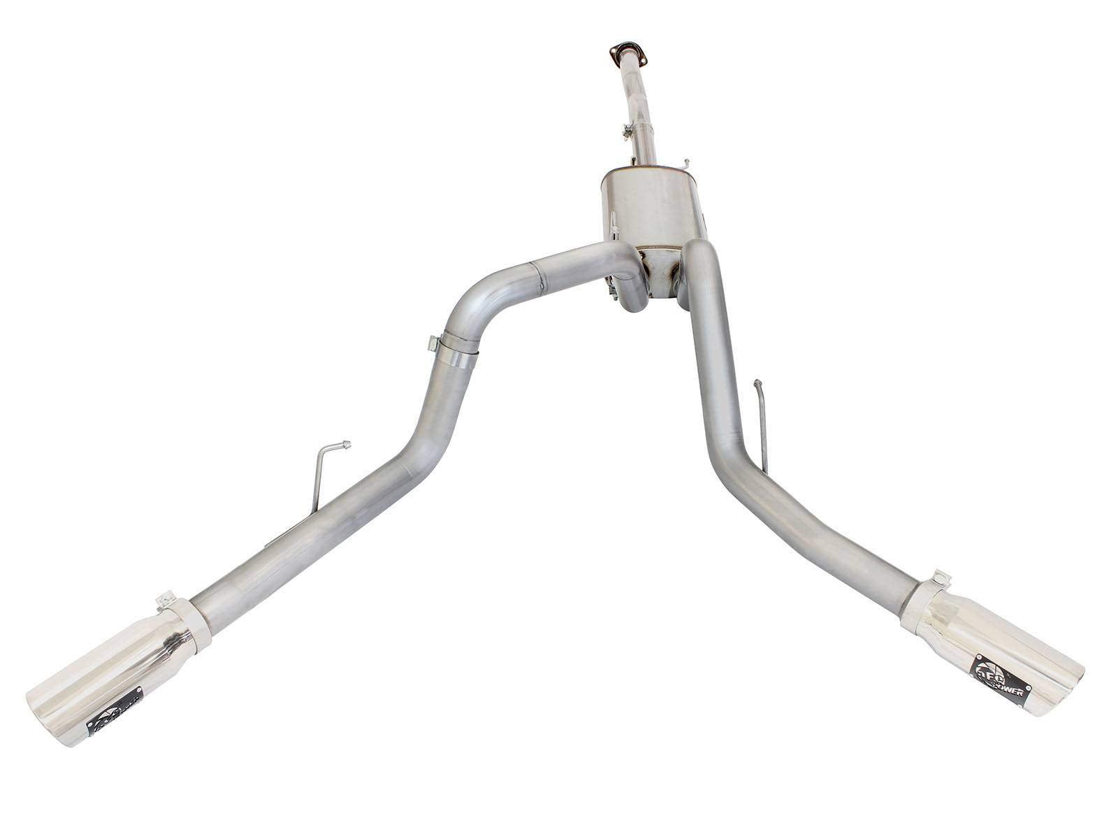 Afe Power 49-43074-B Mach Force-Xp 3 Stainless Steel Dual Side-Exit Cat-Back Exhaust System With Black Tips