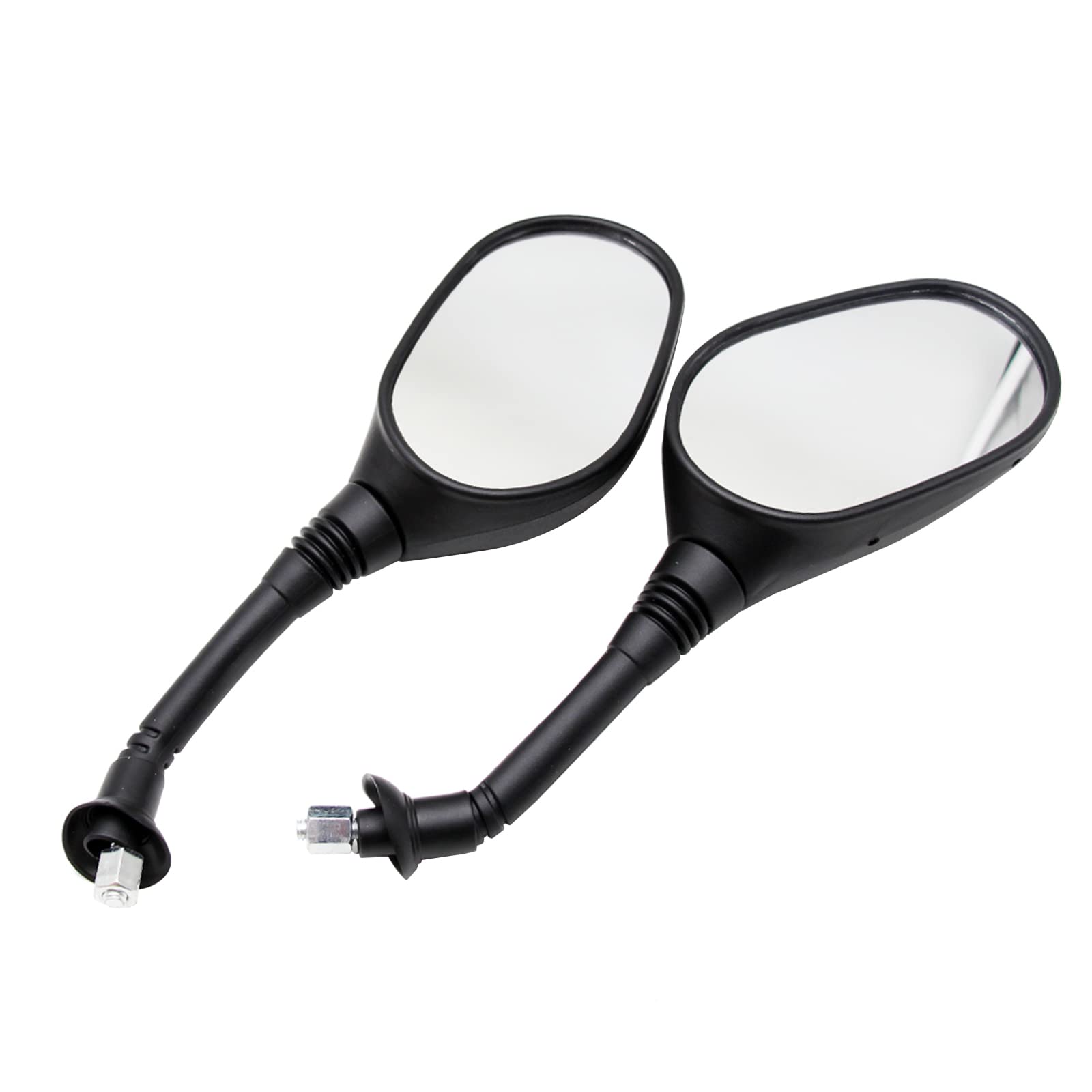 Pro Bat 8Mm Rear View Mirror Motorcycle Scooter Atv Dirt Bike Rearview Mirror For Gy6 50Cc 125Cc 150Cc 250Cc Scooter Moped Motorcycle (1 Pair)