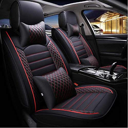 PegasusPremium PU Leather car seat Cover for Maruti Swift (BlackRed)