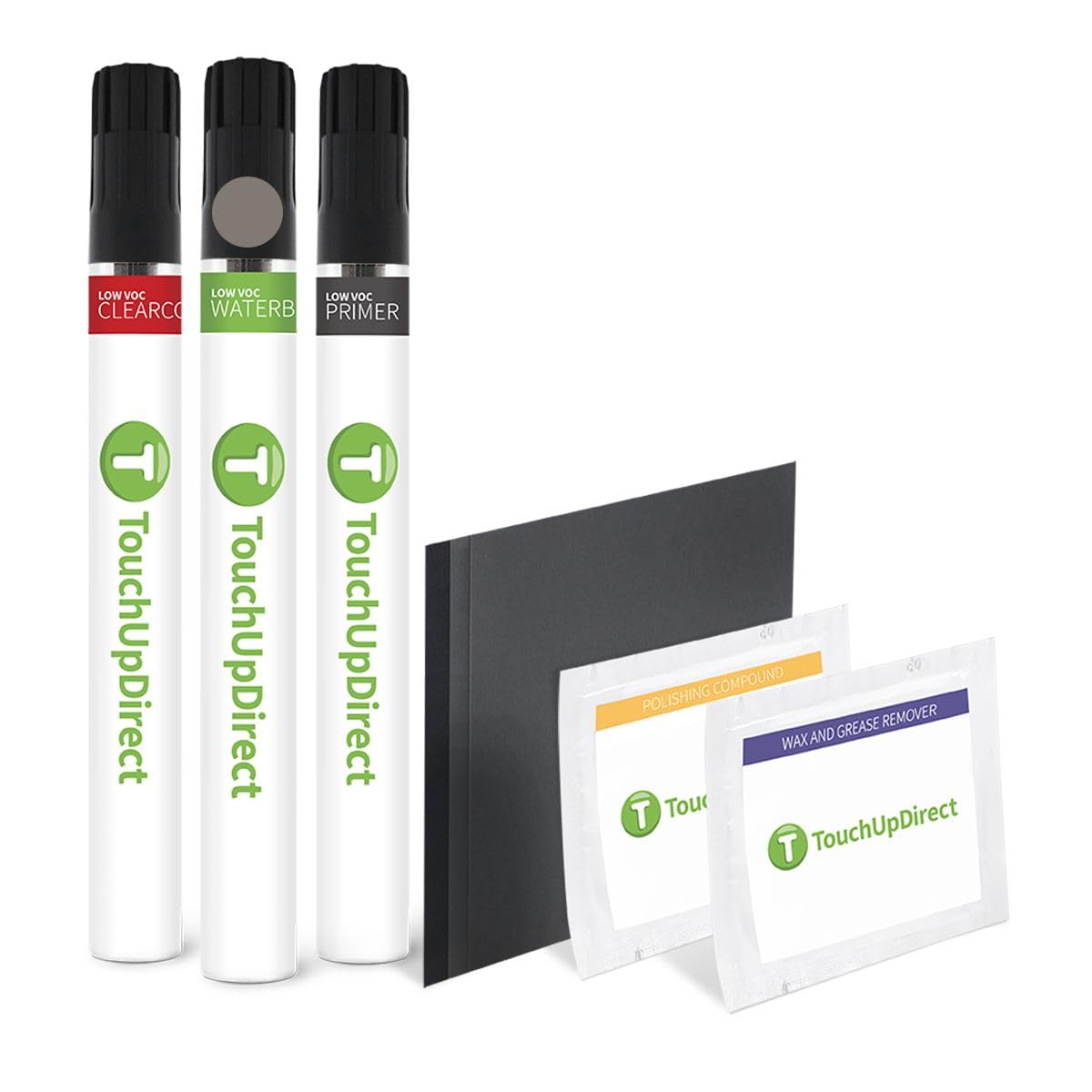 Touchupdirect C5E Alvite Gray Metallic Compatible With Bmw Exact Match Touch Up Paint Brush - Platinum Kit