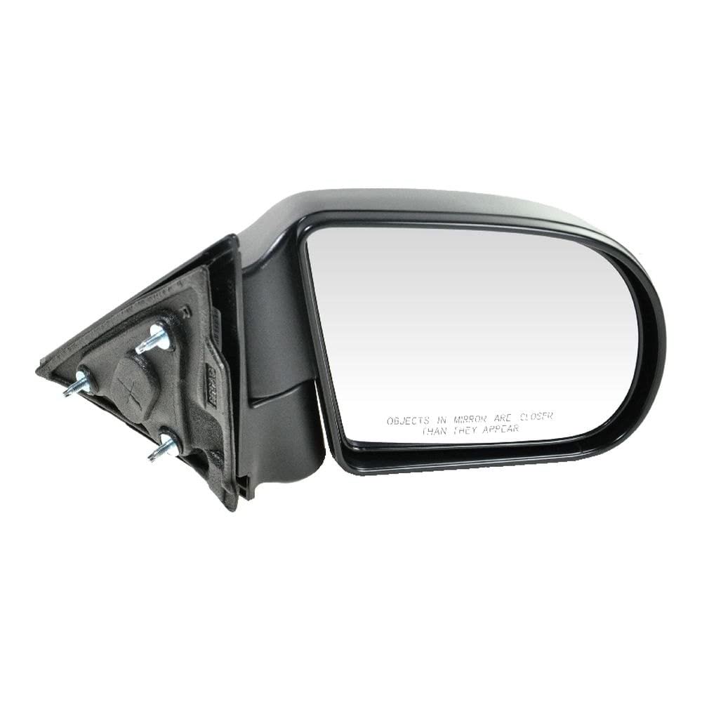 Black Textured Manual Side View Mirror Passenger Right Rh For Blazer S10 Jimmy