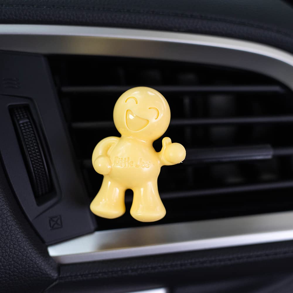 Stoner Car Care Little Joe Vanilla Scent Car Air Freshener - 1 Count, Clips to A/C Vent, Non-Toxic, Alcohol-Free, Model 96402