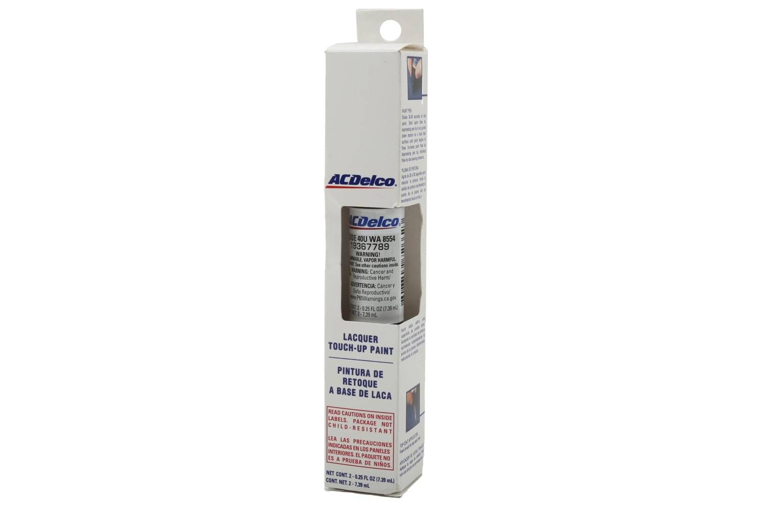 ACDelco GM Original Equipment 19367789 White (WA8554) Four-In-One Touch-Up Paint - .5 oz Pen