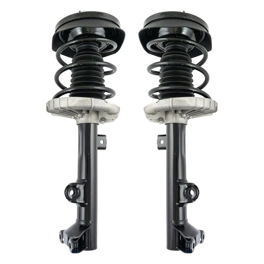 Trq Front Strut & Coil Spring Assembly Set Driver & Passenger Sides Compatible With 02-07 Mercedes-Benz C230 01-05 C240 06-07 C2