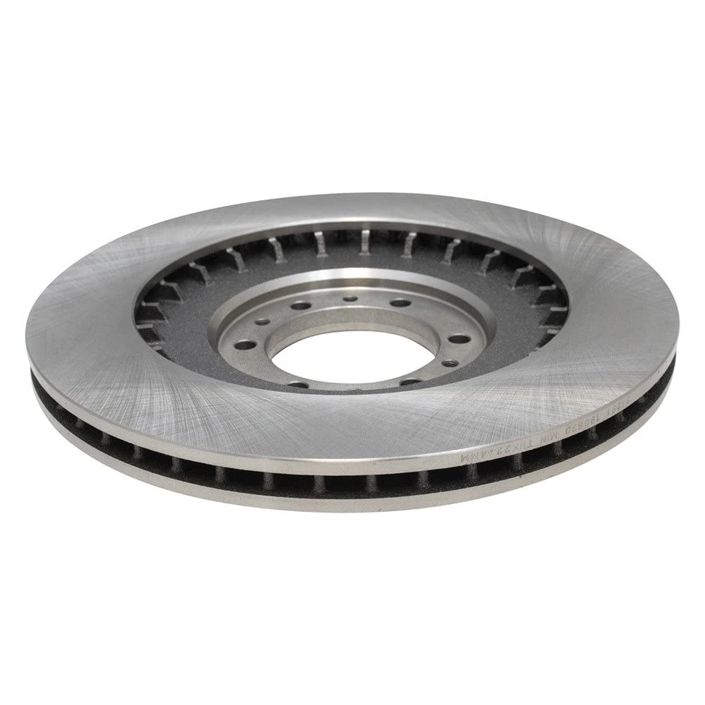 Trq Front Brake Rotors Set Vented Compatible With 2000-2004 Mitsubishi Montero Sport