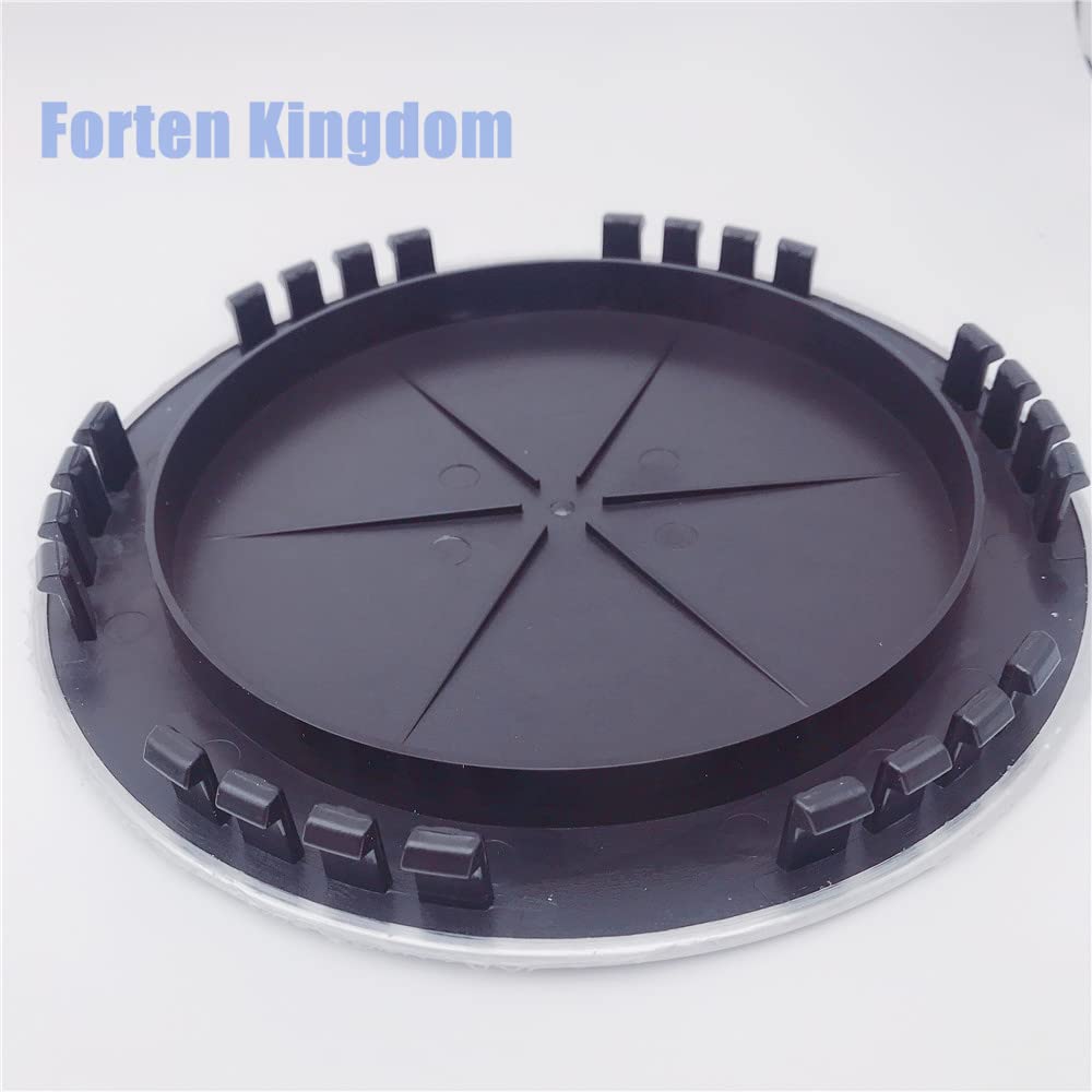 Forten Kingdom 1Pc 200Mm 7 7/8' Silver Brushed Aluminum Rim Wheel Hub Center Cap Hubcap Cover Fit For Chevy 1992-1999 16' 6 Lugs Aluminum Wheels 9593197 15650047