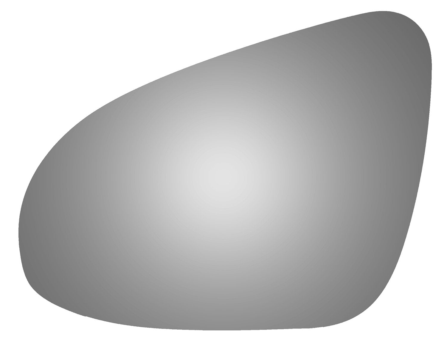 Burco 4724 Driver Side Replacement Mirror Glass For Toyota Corolla Im, Scion Im