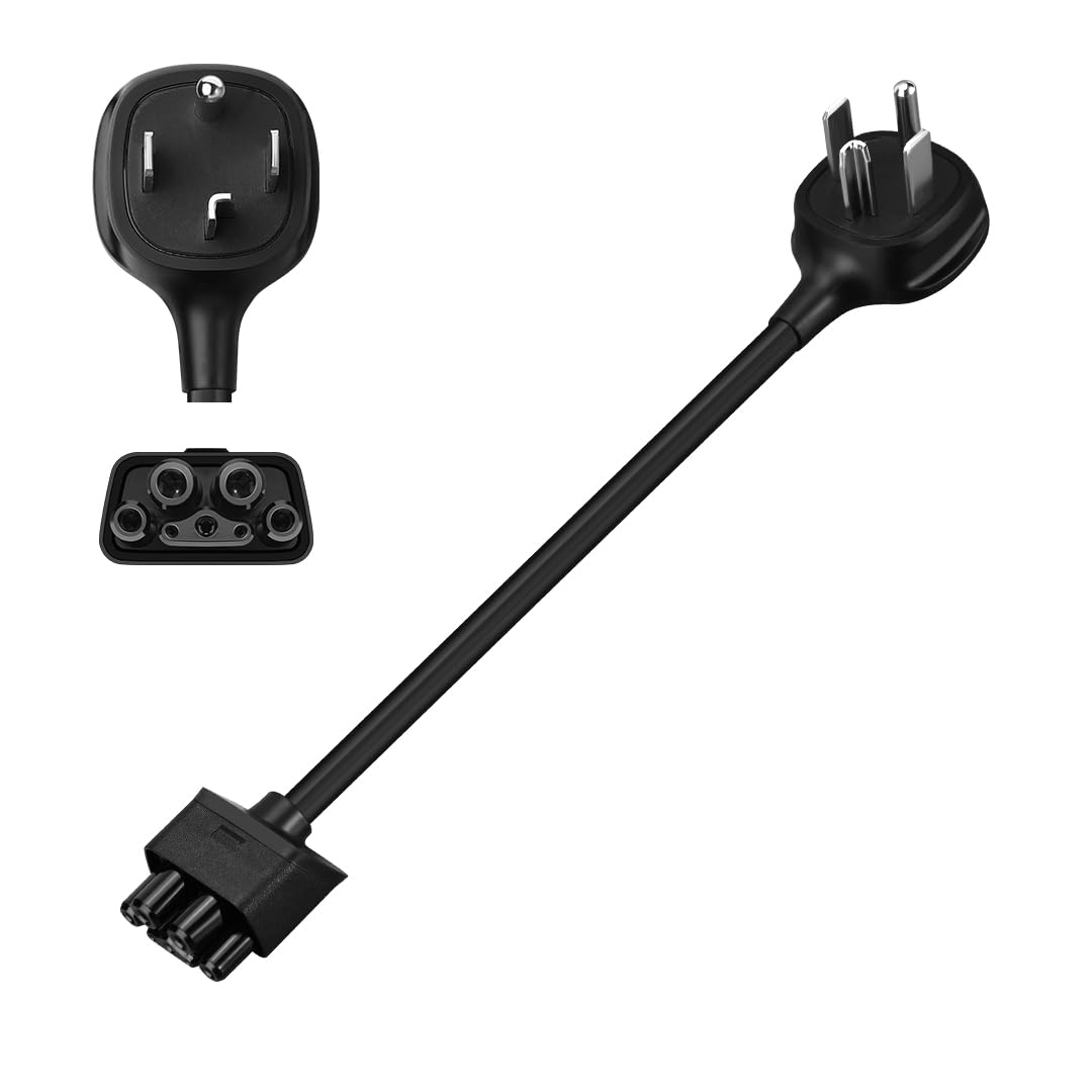 Lenz Nema 14-30 Adapter For Tesla Gen 2 Mobile Charger (Verify Correct Outlet For Plug), Connect Tesla Portable Charger To 240V