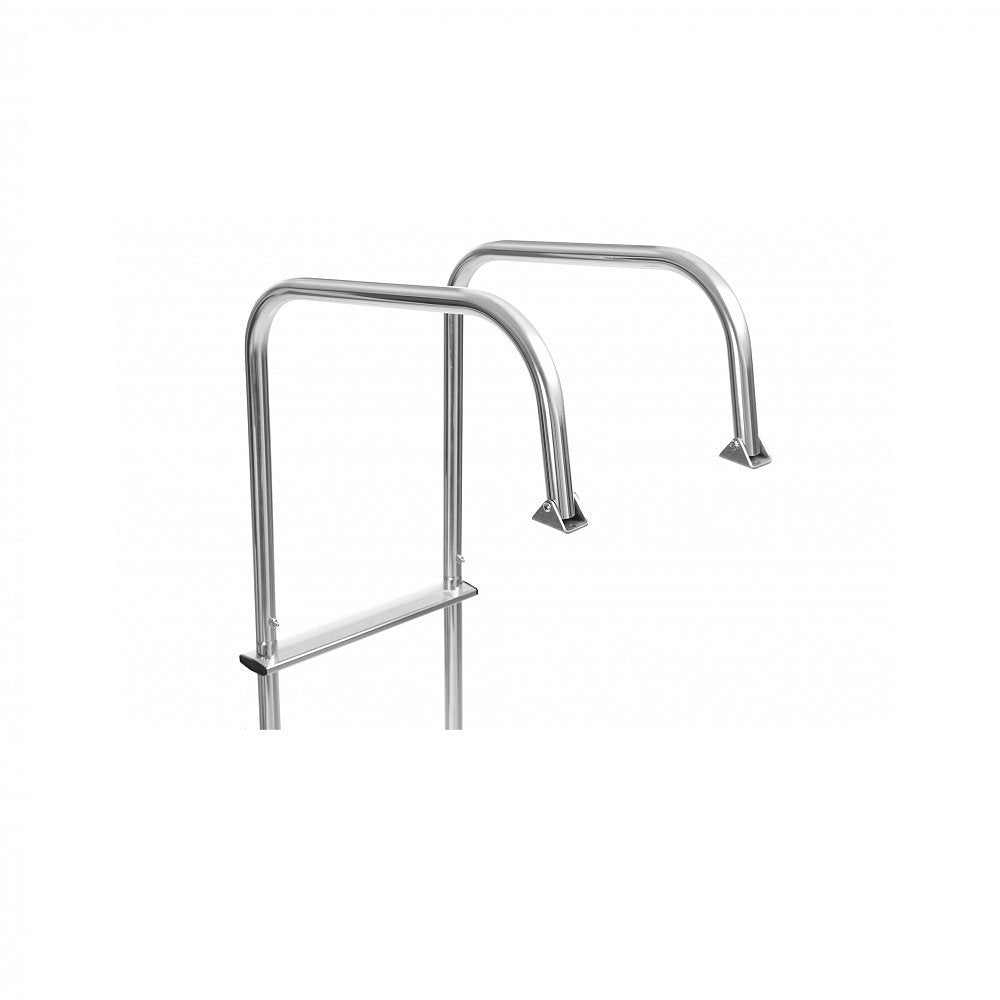 Stromberg Carlson La-401 Universal Exterior Rv Ladder, Heavy-Duty Rear Ladder For Travel Trailers & Campers, Roof Access, Durable Silver Finish, Easy Installation, Universal Fit, Silver