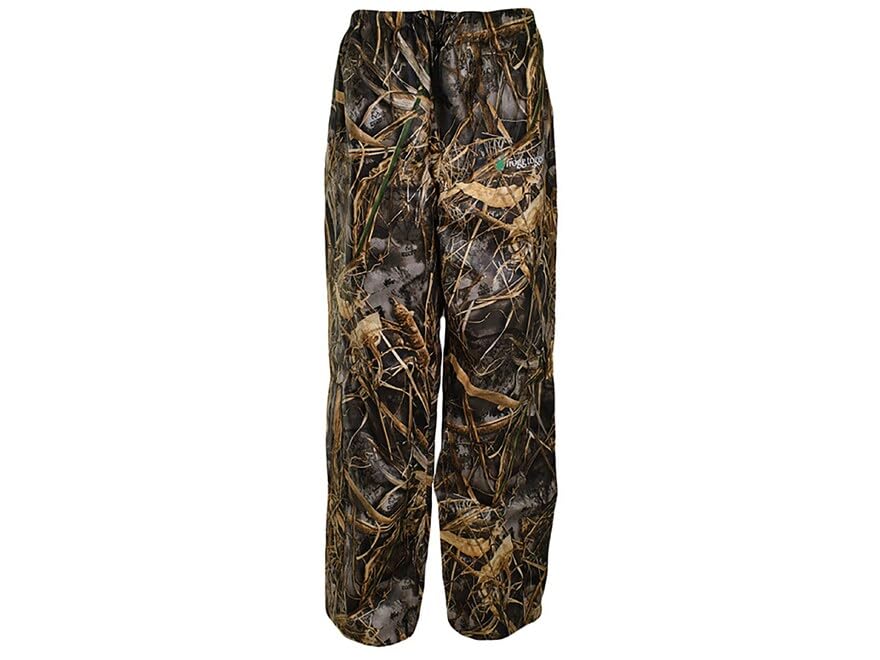 Frogg Toggs Mens Classic Pro Action Waterproof Breathable Rain Pants, Realtree Max-7, X-Large Us