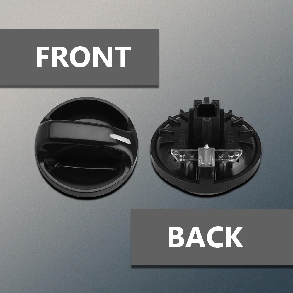 Kutyun 3Pcs AC Climate Control Knob, Replacement AC Heater Blower Fan Control Knob #55905-0C010, Car Accessories Air Conditioner